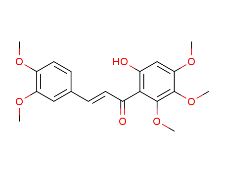 2-Propen-1-one,
3-(3,4-dimethoxyphenyl)-1-(6-hydroxy-2,3,4-trimethoxyphenyl)-, (E)-