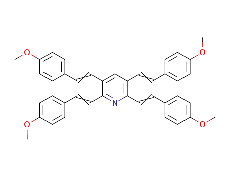 2,3,5,6-tetrakis(4-methoxystyryl)pyridine