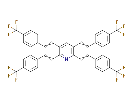 2,3,5,6-tetrakis(4-trifluoromethylstyryl)pyridine