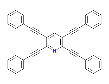 2,3,5,6-tetrakis(phenylethynyl)pyridine