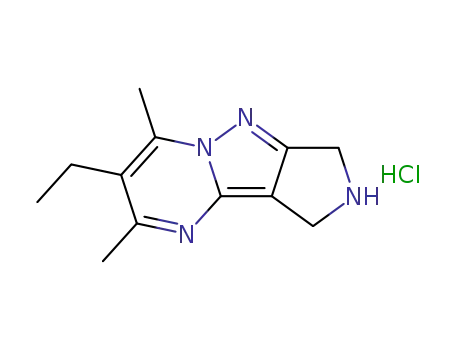 6-ethyl-5,7-dimethyl-2,3-dihydro-1H-2,4,7a,8-tetraaza-cyclopenta[a]indene hydrochloride