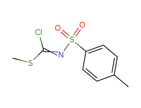 N-(p-Toluensulfonyl)iminothiokohlensaeuremethylester-chlorid