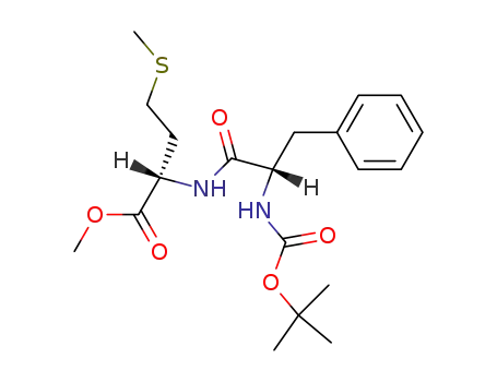 Molecular Structure of 40290-63-9 (tert-Butoxycarbonyl-phenylalanyl-methionine methyl ester)