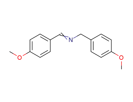 Molecular Structure of 3261-60-7 (N-(4-Methoxybenzylidene)-N-(4-methoxybenzyl)amine)