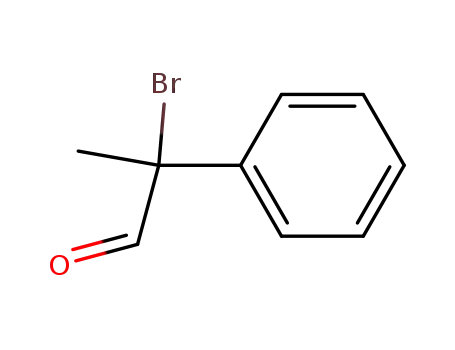 Molecular Structure of 51075-29-7 (Benzeneacetaldehyde, a-bromo-a-methyl-)