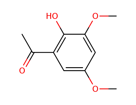 Molecular Structure of 17605-00-4 (Ethanone, 1-(2-hydroxy-3,5-dimethoxyphenyl)-)
