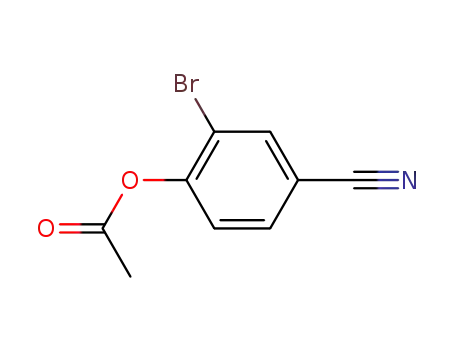 Benzonitrile, 4-(acetyloxy)-3-bromo-