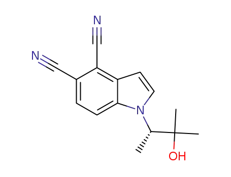 (S)-1-(3-hydroxy-3-methylbutan-2-yl)-1H-indole-4,5-dicarbonitrile