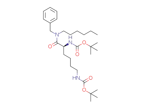 1-(N-(Nα,Nε-di-Boc-Lys)-N-hexylamino)methylbenzene