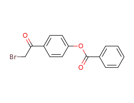 Molecular Structure of 5324-15-2 (4-(bromoacetyl)phenyl benzoate)