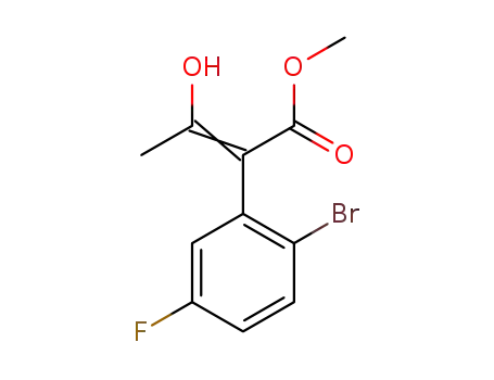 methyl 2-(2-bromo-5-fluorophenyl)-3-hydroxybut-2-enoate
