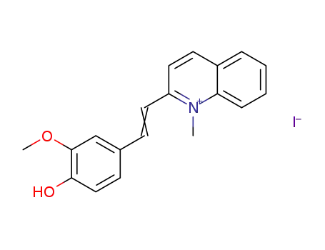 2-(4-hydroxy-3-methoxystyryl)-1-methylquinolinium iodide