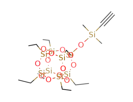 1-ethynyldimethylsiloxy-3,5,7,9,11,13,15-hepta(ethyl)pentacyclo[9.5.1.13,9.15,15.17,13]octasiloxane