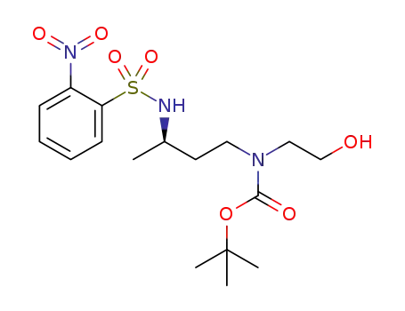 (2-hydroxyethyl)[(R)-3-(2-nitrobenzenesulfonylamino)butyl]carbamic acid tert-butyl ester