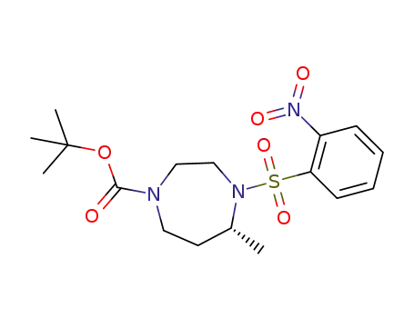 (R)-5-methyl-4-(2-nitrobenzenesulfonyl)[1,4]diazepane-1-carboxylic acid tert-butyl ester