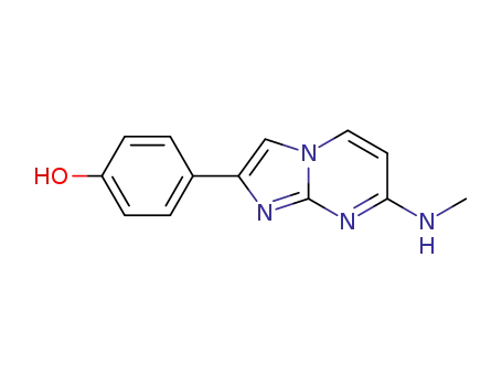 4-(7-(methylamino)imidazo[1,2-a]pyrimidin-2-yl)phenol