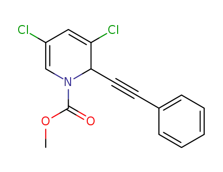 methyl 3,5-dichloro-2-(phenylethynyl)pyridine-1(2H)-carboxylate