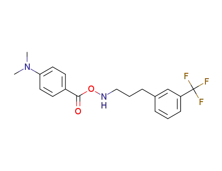 N,N-dimethyl-4-((((3-(3-(trifluoromethyl)phenyl)propyl)amino)oxy)carbonyl)aniline