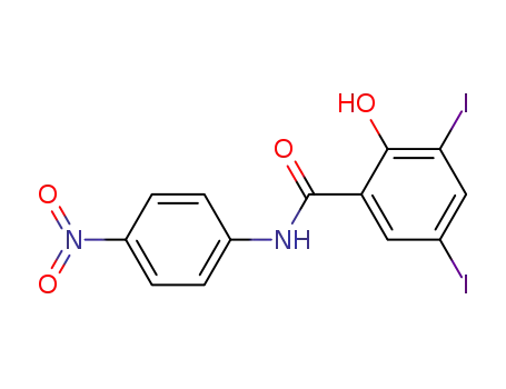 2-Hydroxy-3,5-diiodo-N-(4-nitro-phenyl)-benzamide