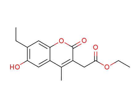 (7-ethyl-6-hydroxy-4-methyl-2-oxo-2H-chromen-3-yl)-acetic acid ethyl ester