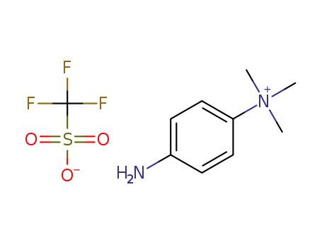 4-amino-N,N,N-trimethylbenzenaminium trifluoromethanesulfonate