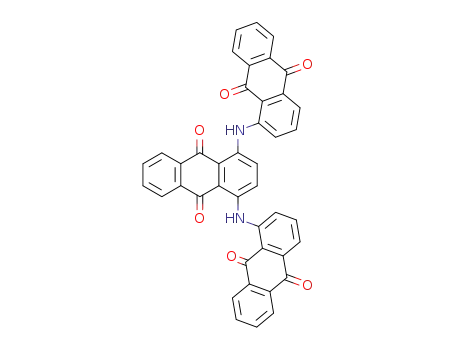 Molecular Structure of 116-76-7 (1,4-bis[(9,10-dihydro-9,10-dioxo-1-anthryl)amino]anthraquinone)