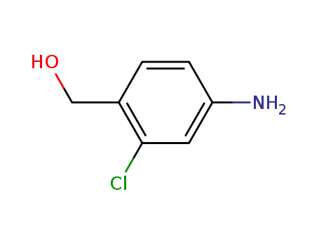 Molecular Structure of 51420-25-8 (2-Chloro-4-aMino-benzeneMethanol)