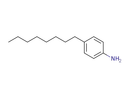 Molecular Structure of 16245-79-7 (4-N-OCTYLANILINE)