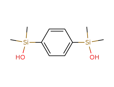 Molecular Structure of 2754-32-7 (1,4-Bis(hydroxydimethylsilyl)benzene)