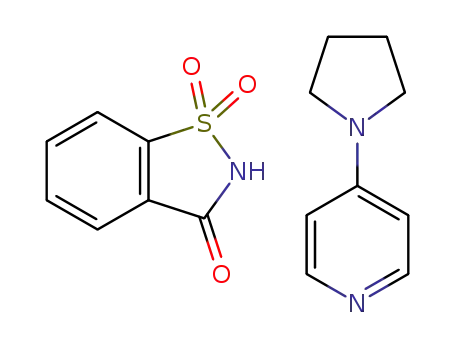 4-(1-pyrrolidinyl)pyridinium saccharinate