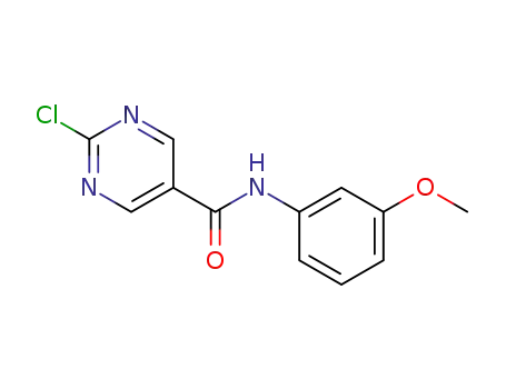 2-chloro-N-(3-methoxyphenyl)pyrimidine-5-carboxamide