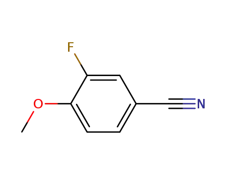 Molecular Structure of 331-62-4 (3-Fluoro-4-methoxybenzonitrile)