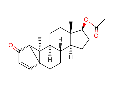 2-Oxo-17β-acetoxy-1α.5β-cyclo-Δ3-10α-androsten