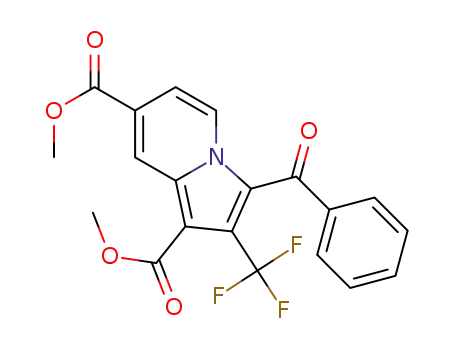 dimethyl 3-benzoyl-2-(trifluoromethyl)indolizine-1,7-dicarboxylate