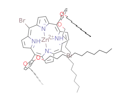 [5,15-dibromo-10,20-bis(2,6-dioctoxyphenyl)porphinato]zinc(II)