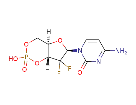 1-[(4aR,6R,7aR)-7,7-difluoro-2-hydroxy-2-oxo-4,4a,6,7a-tetrahydrofuro[3,2-d][1,3,2]dioxaphosphinin-6-yl]-4-amino-pyrimidin-2-one