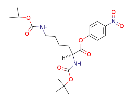 Molecular Structure of 2592-19-0 (Boc-Lys(Boc)-ONp)