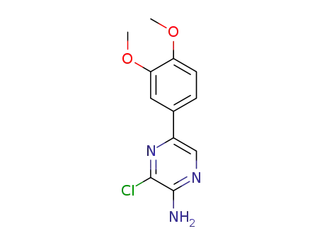 3-chloro-5-(3,4-dimethoxyphenyl)pyrazin-2-amine