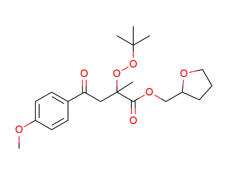 (tetrahydrofuran-2-yl)methyl 2-(tert-butylperoxy)-4-(4-methoxyphenyl)-2-methyl-4-oxobutanoate