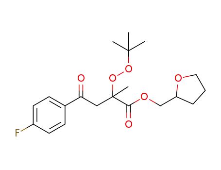 (tetrahydrofuran-2-yl)methyl 2-(tert-butylperoxy)-4-(4-fluorophenyl)-2-methyl-4-oxobutanoate
