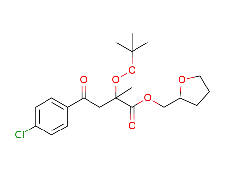 (tetrahydrofuran-2-yl)methyl 2-(tert-butylperoxy)-4-(4-chlorophenyl)-2-methyl-4-oxobutanoate