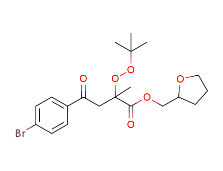 (tetrahydrofuran-2-yl)methyl 4-(4-bromophenyl)-2-(tert-butylperoxy)-2-methyl-4-oxobutanoate