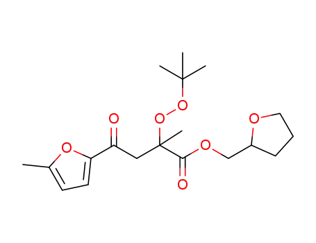 (tetrahydrofuran-2-yl)methyl 2-(tert-butylperoxy)-2-methyl-4-(5-methylfuran-2-yl)-4-oxobutanoate