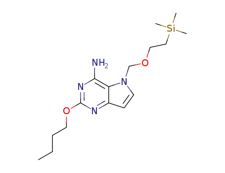 2-butoxy-5-((2-(trimethylsilyl)ethoxyl)methyl)-5H-pyrrolo[3,2-d]pyrimidine-4-amine
