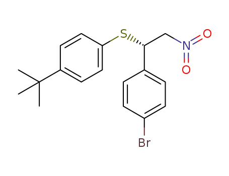 (S)-(1-(4-bromophenyl)-2-nitroethyl)(4-(tert-butyl)phenyl)sulfide