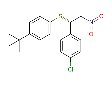 (S)-(4-(tert-butyl)phenyl)(1-(4-chlorophenyl)-2-nitroethyl)sulfide