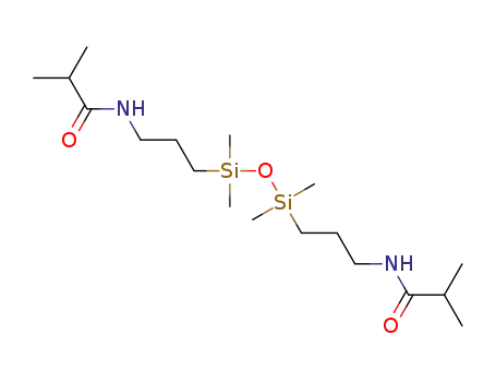 N,N′-((1,1,3,3-tetramethyldisiloxane-1,3-diyl)bis(propane-3,1-diyl))bis(2-methylpropanamide)