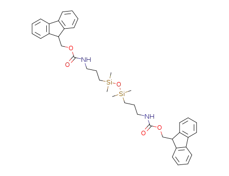 bis((9H-fluoren-9-yl)methyl) ((1,1,3,3-tetramethyldisiloxane-1,3-diyl)bis(propane-3,1-diyl))dicarbamate