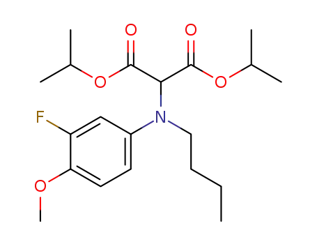 diisopropyl 2-(butyl(3-fluoro-4-methoxyphenyl)amino)malonate