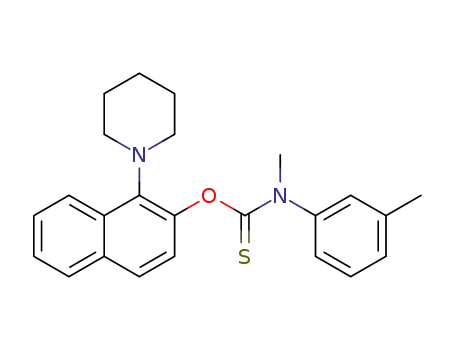 O-(1-(piperidin-1-yl)naphthalen-2-yl) methyl(m-tolyl)carbamothioate